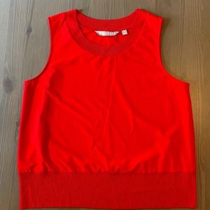 Athleta Zephyr Shell top red XS